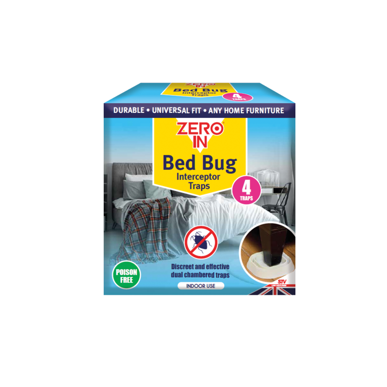 Zero In Bed Bug Interceptor Traps Pack 4