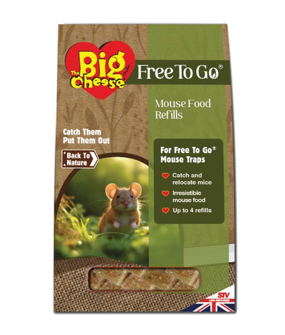 The Big Cheese Free To Go Mouse Food Refill 10g x 15