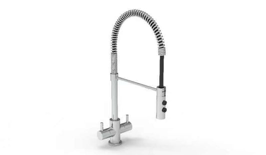 Reginox Titania Chrome Dual Lever Chef Mixer Tap