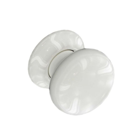 Securit Ceramic Door Knob White