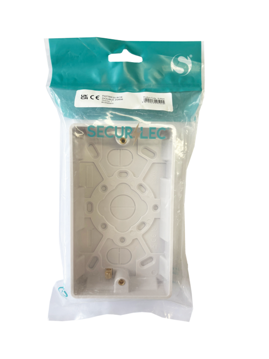 Securlec Double Pattress Box 25mm