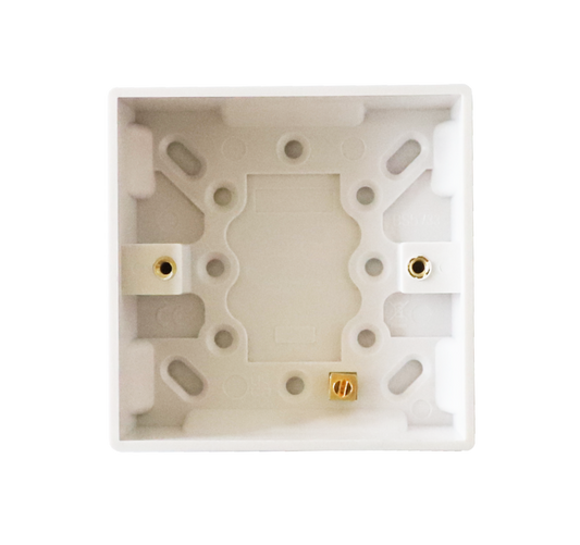 Securlec Single Pattress Box Square 35mm