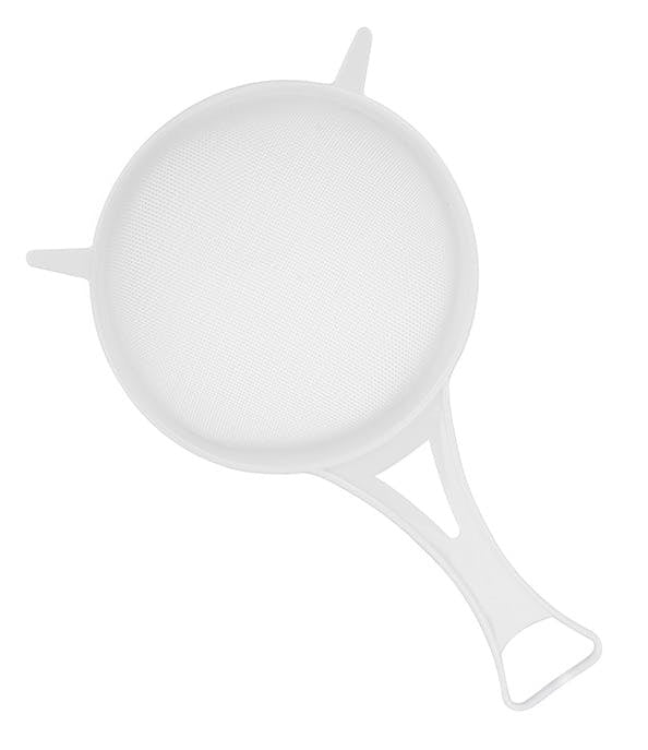 Chef Aid White Plastic Strainer Nylon Mesh