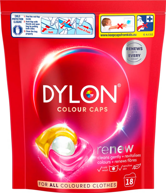 Dylon Colour Caps 18 Wash COL18W