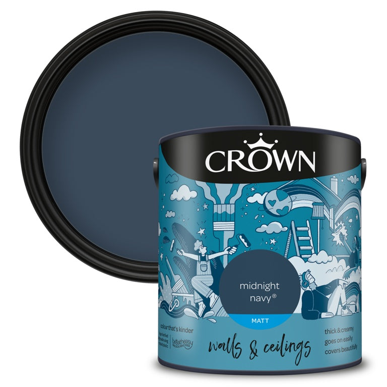 Crown Walls & Ceilings Silk 2.5L