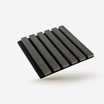 Cheshire Mouldings Acoustic Wall Panel Grey 21x 2400 x 605mm