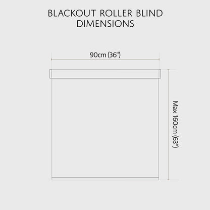 RENAISSANCE Blackout Roller Blind Slate Grey