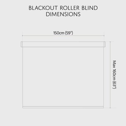 RENAISSANCE Blackout Roller Blind Slate Grey