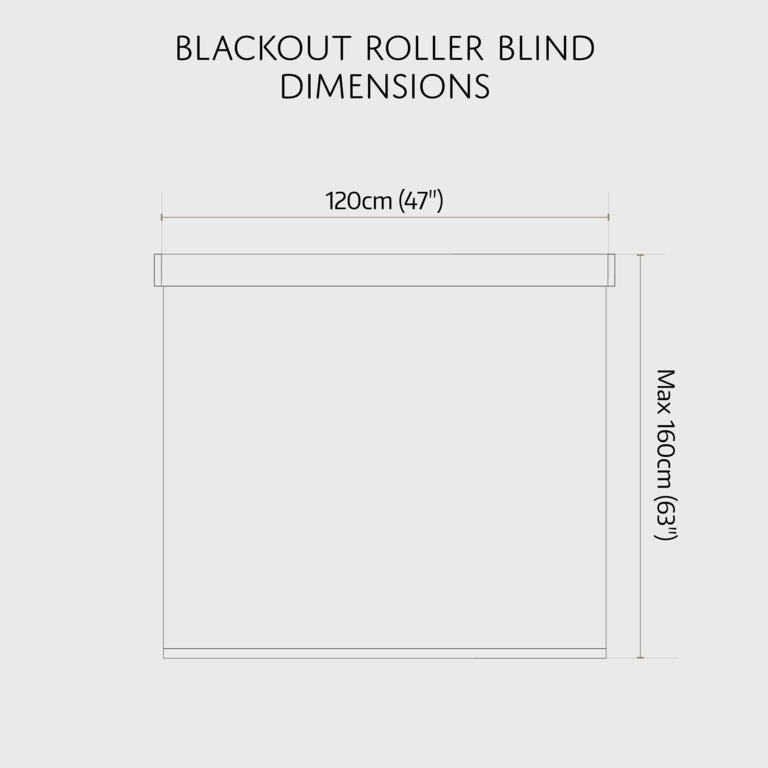 RENAISSANCE Blackout Roller Blind Slate Grey