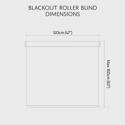 RENAISSANCE Blackout Roller Blind Slate Grey