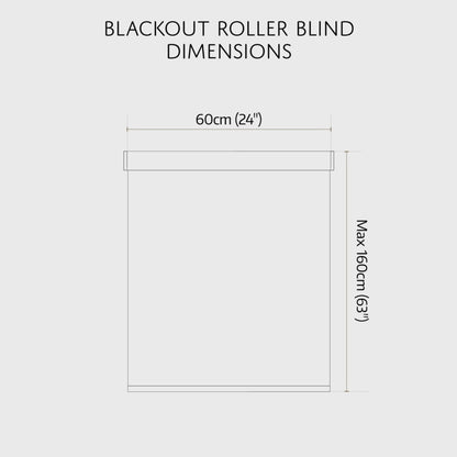 RENAISSANCE Blackout Roller Blind Slate Grey