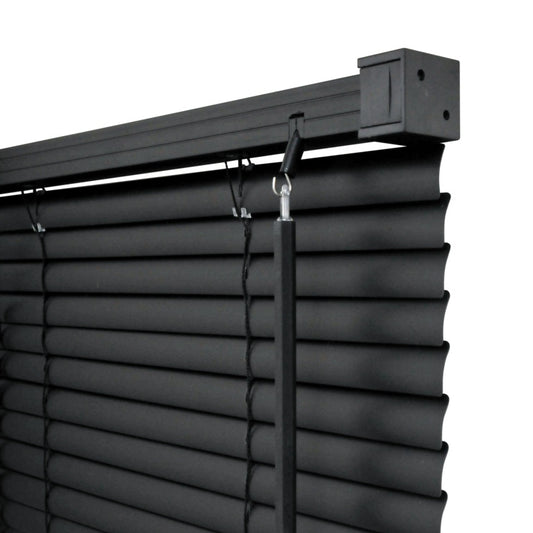 RENAISSANCE PVC Wide Venetian Blind Black