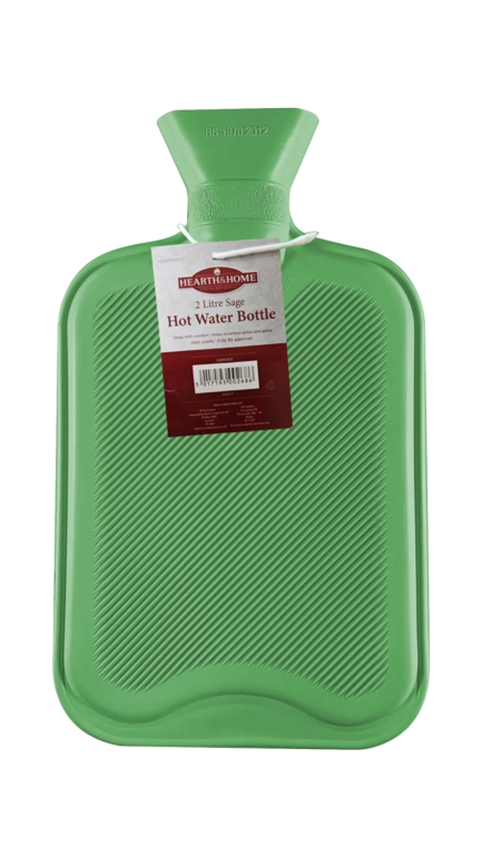 Hearth & Home Hot Water Bottle 2L Green