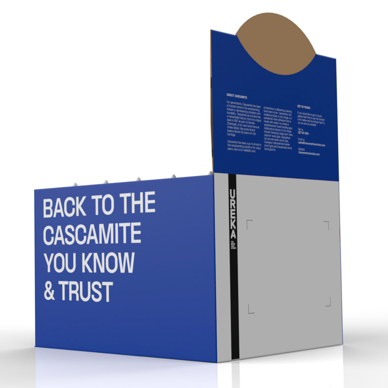 Cascamite Countertop Display Unit Disply