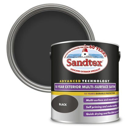 Sandtex 10 Year Exterior Multi Surface Satin 2.5L