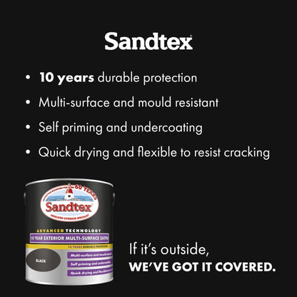 Sandtex 10 Year Exterior Multi Surface Satin 2.5L
