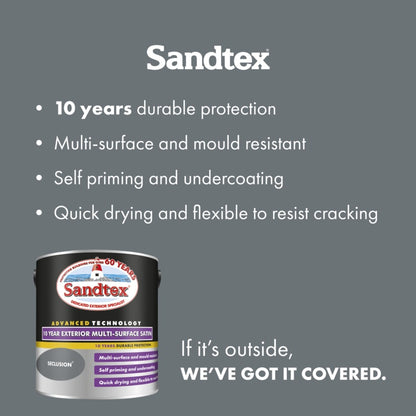 Sandtex 10 Year Exterior Multi Surface Satin 2.5L