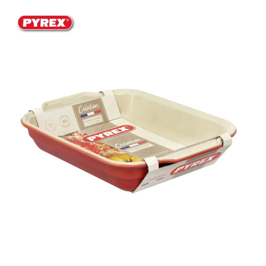 Pyrex Rectangular Roaster Red Blush