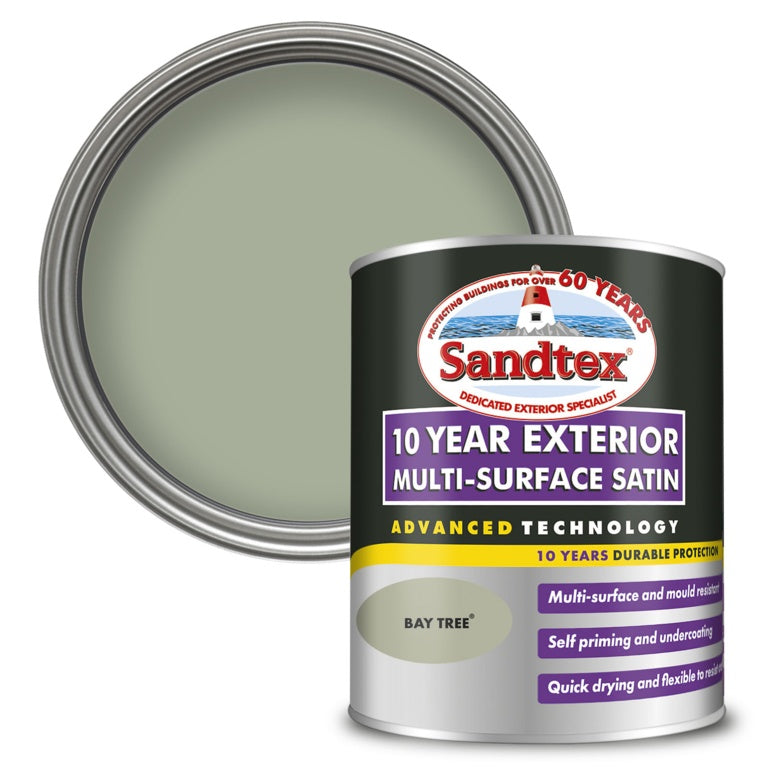 Sandtex 10 Year Exterior Multi Surface Satin 750ml
