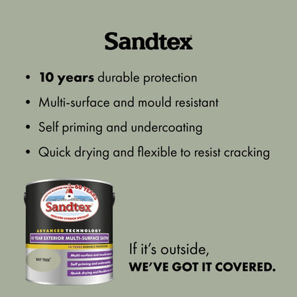 Sandtex 10 Year Exterior Multi Surface Satin 2.5L