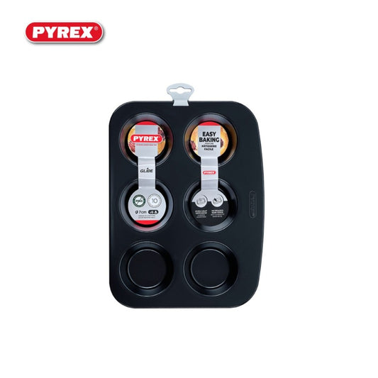 Pyrex Muffin x 6 PX Glide 6.5cm