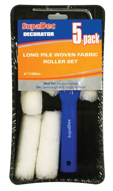 SupaDec Long Pile Woven Fabric Roller Set