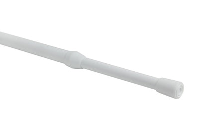 Woodside Extendable Metal Tension Rod White 40-60cm 10-13mm