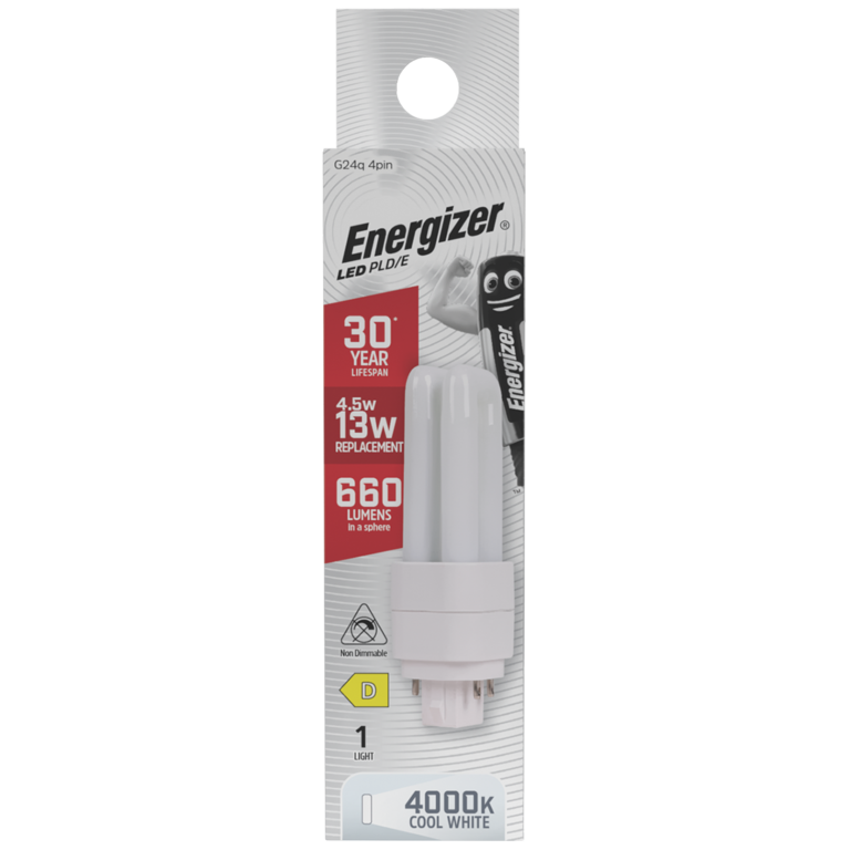 Energizer Led Pld G24q 4pin 4.5w 1300lm 4000k