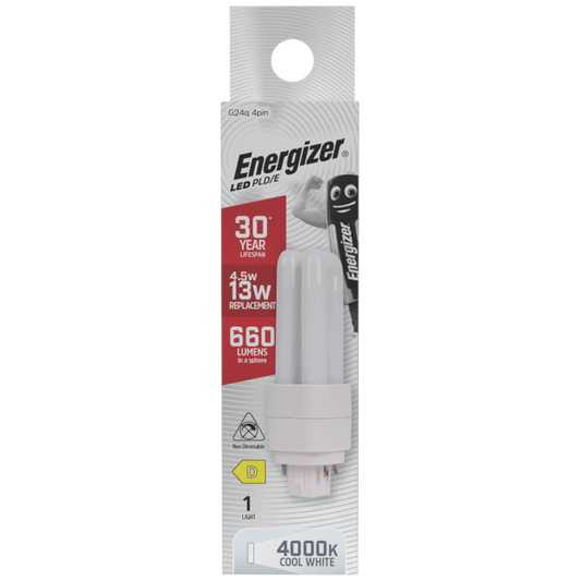 Energizer Led Pld G24q 4pin 4.5w 1300lm 4000k