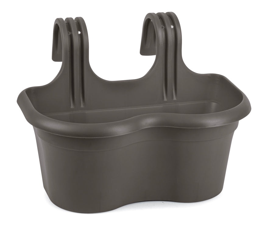 Plasticforte Balcony Double Planter Zeus Anthracite
