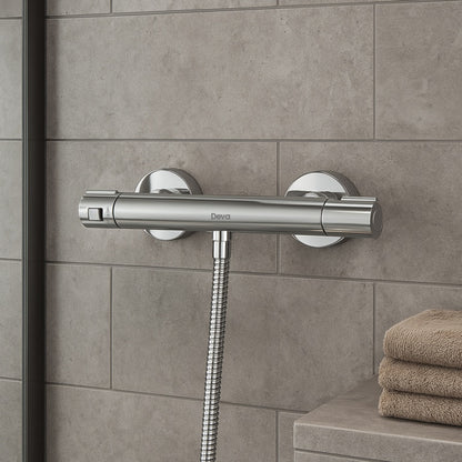 Deva Thermostatic Cool Touch Bar Valve Round