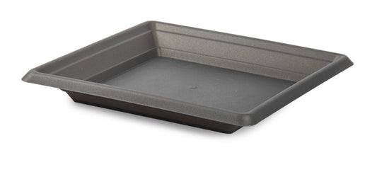 Plasticforte Square Saucer Anthracite