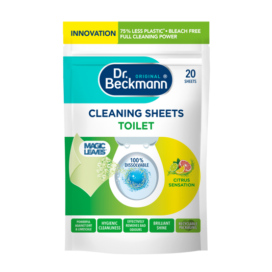 Dr Beckmann Toilet Cleaning Leaves 20 Sheets Citrus Sensation