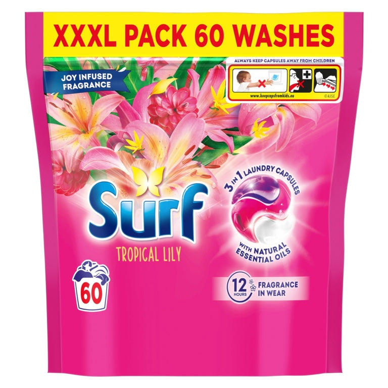 Surf Laundry Capsules 60 Wash