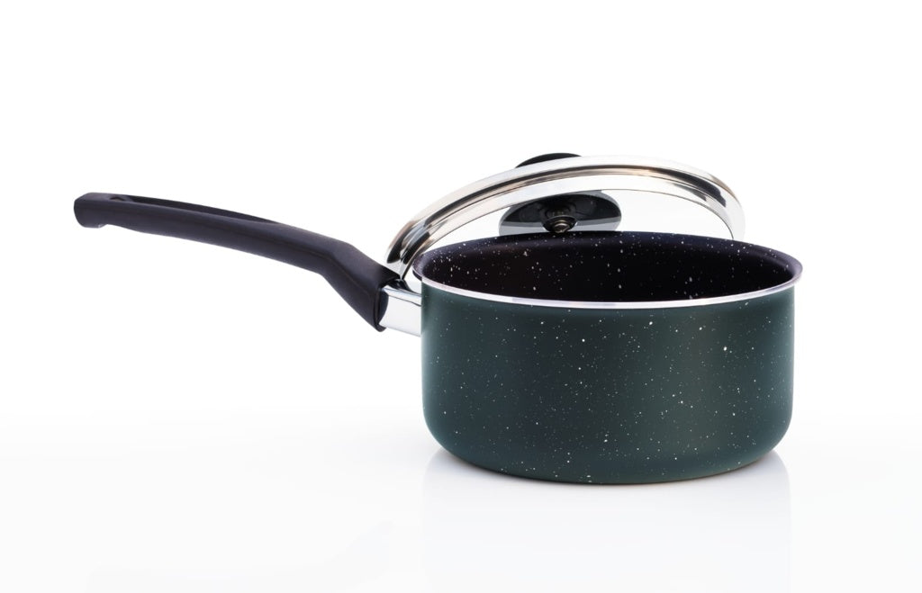 Executive Marble Induction Non Stick Saucepan