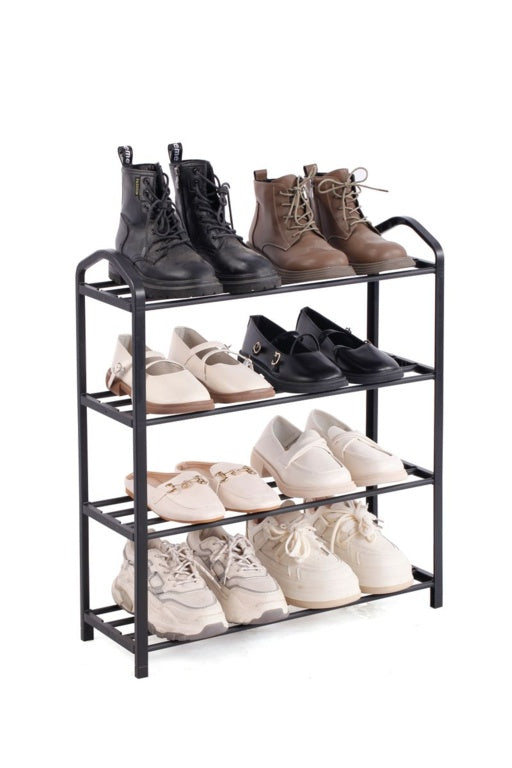 Casa & Casa Plastic Shoe Rack 4 Tier