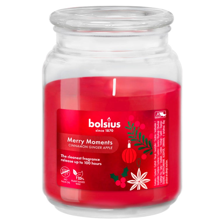 Bolsius Scented Candle 100 Hrs Merry Moments