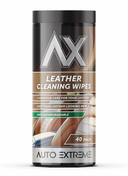 Ax Leather Cleaning Wipes Pack 40