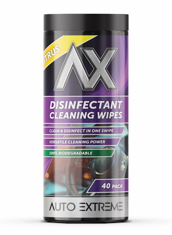 Ax Disinfectant Cleaning Wipes Pack 40 Citrus