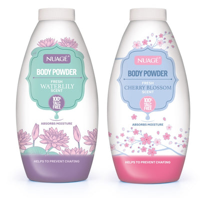 Nuage Body Powder (Talc Free) Cherry & Water Lily 250g