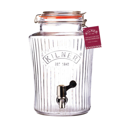 Kilner Clip Top Drinks Dispenser 5L