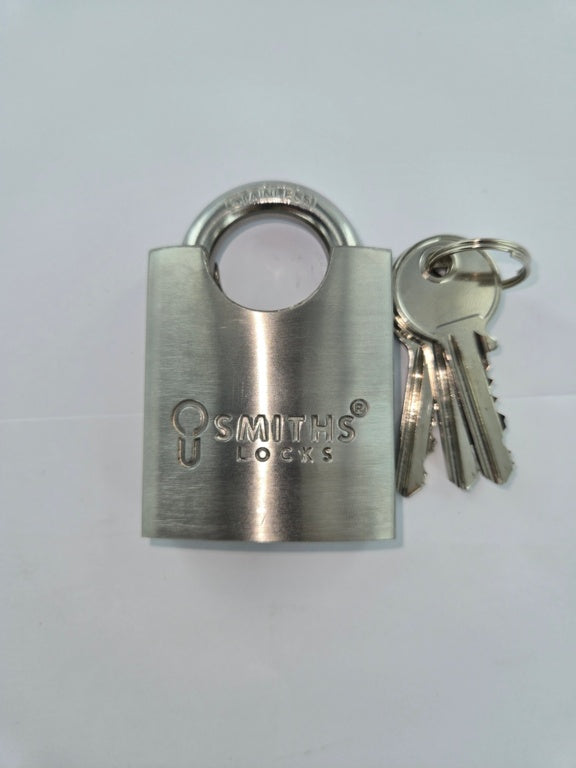 Smiths Locks Stainless Steel Padlock Close Shackle 50mm