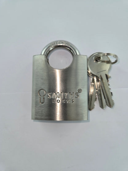 Smiths Locks Stainless Steel Padlock Close Shackle 50mm