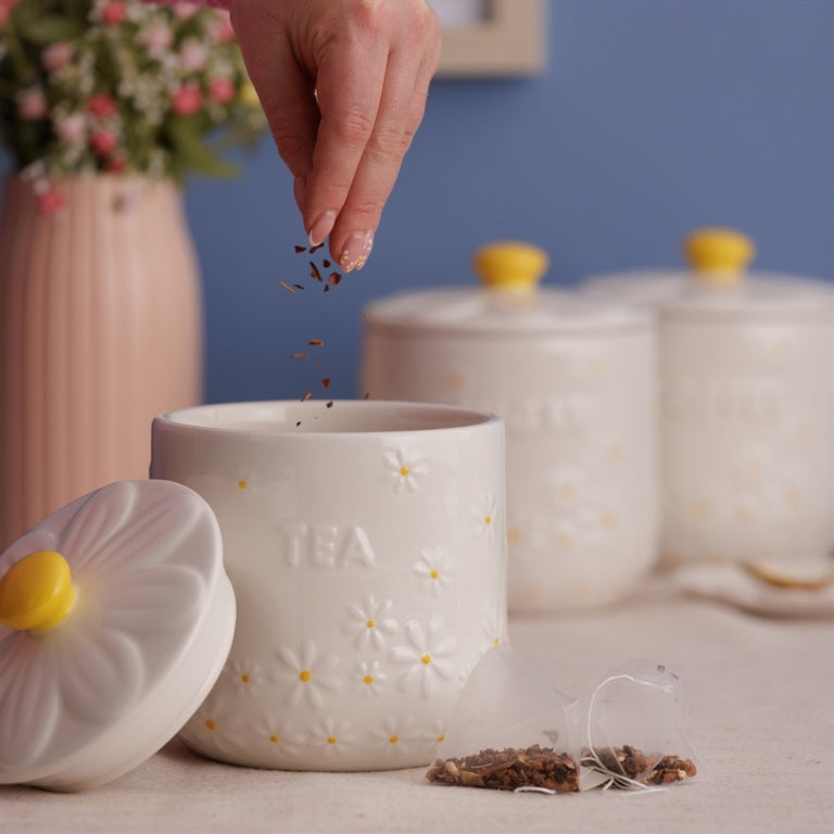 Price & Kensington Daisy Tea Jar