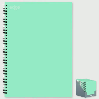 I G Design Stat A4 Twin Wiro Notebook Blue
