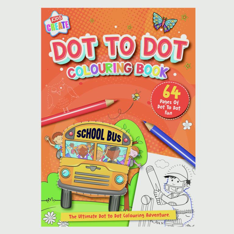 I G Design Act Dot To Dot Colouring Book
