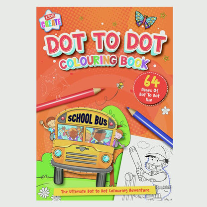 I G Design Act Dot To Dot Colouring Book