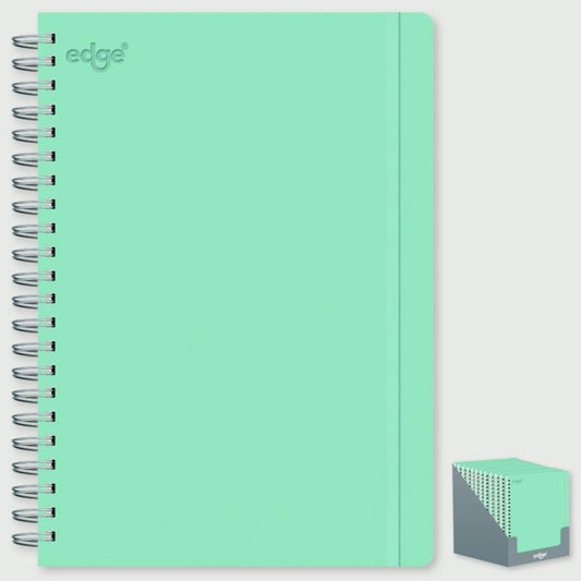 I G Design A4 Pu Twin Wiro Notebook Blue
