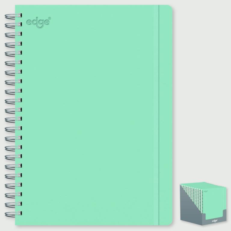 I G Design A4 Pu Twin Wiro Notebook Blue