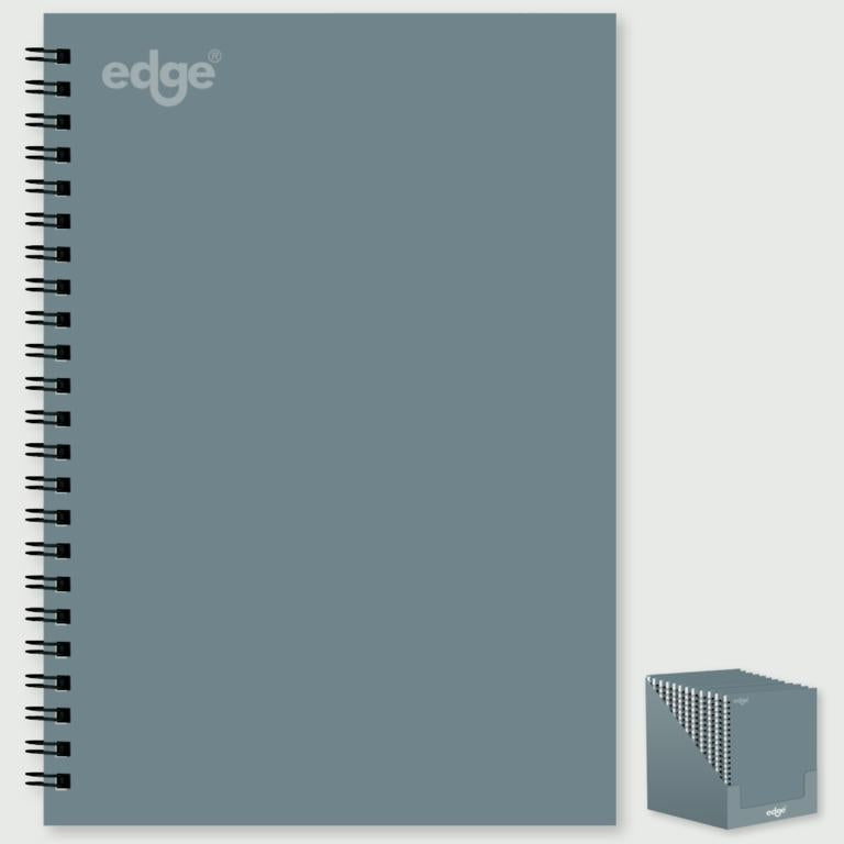I G Design Stat A5 Twin Wiro Notebook Grey